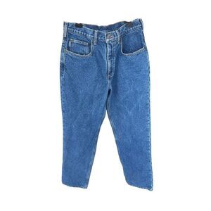 Carhartt men’s 33x34 B155 fleece lined relaxed for straight leg work jeans